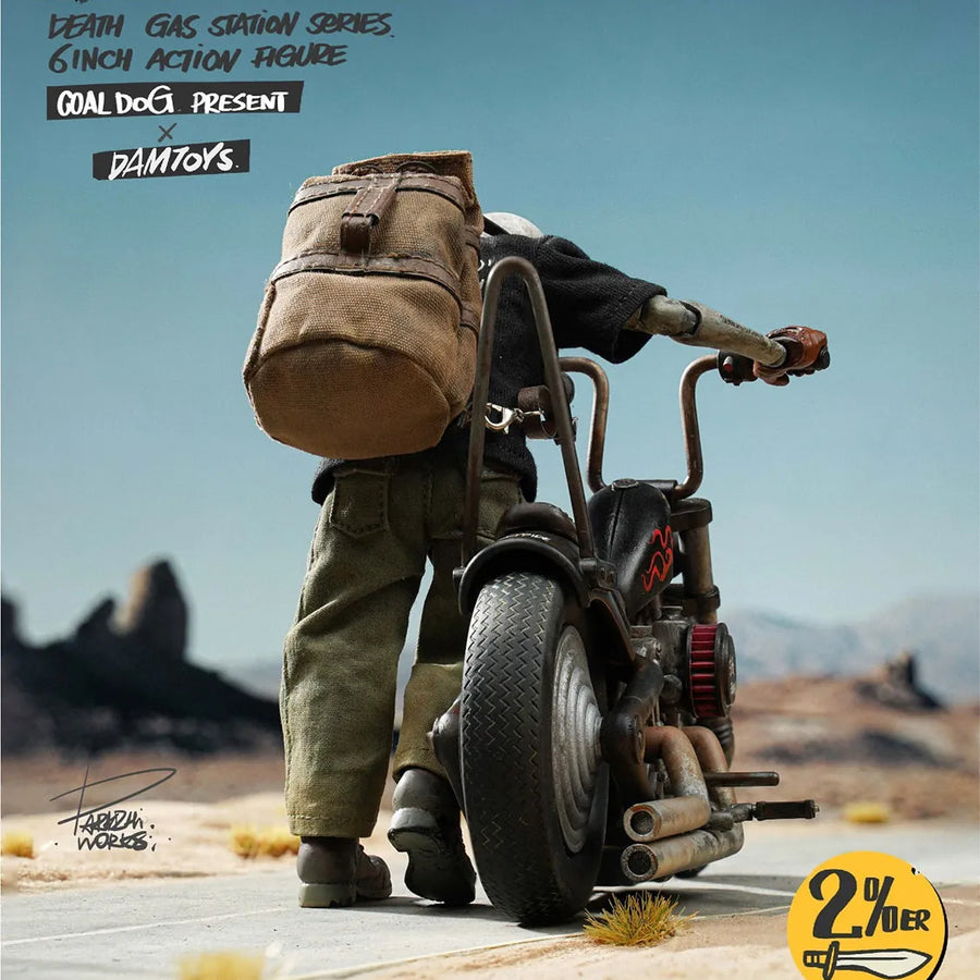 Mr. Silent with Bike Deluxe (Deluxe Version) – Damtoys – ActionFigure Brasil