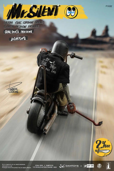 Mr. Silent with Bike Deluxe (Deluxe Version) – Damtoys – ActionFigure Brasil — detalhe do produto