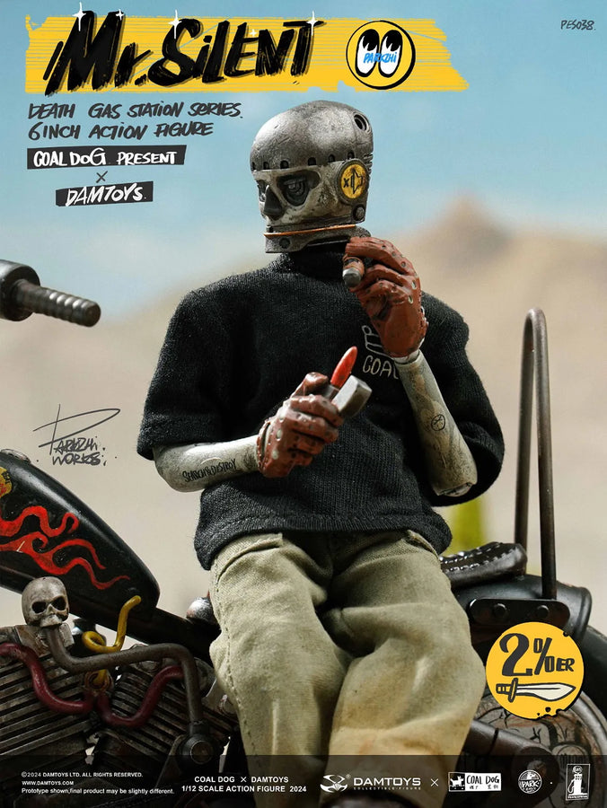 Mr. Silent with Bike Deluxe (Deluxe Version) – Damtoys – ActionFigure Brasil