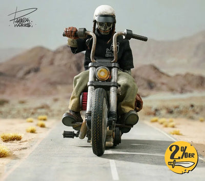 Mr. Silent with Bike Deluxe (Deluxe Version) – Damtoys – ActionFigure Brasil — com base expositora