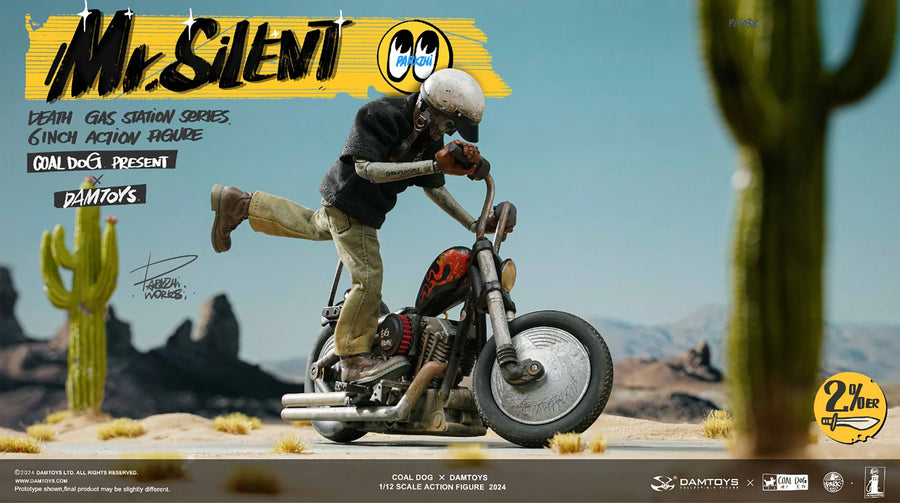 Mr. Silent with Bike Deluxe (Deluxe Version) – Damtoys – ActionFigure Brasil