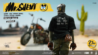 Mr. Silent with Bike Deluxe (Deluxe Version) – Damtoys – ActionFigure Brasil — ângulo diferente