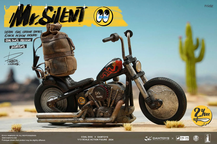 Mr. Silent with Bike Deluxe (Deluxe Version) – Damtoys – ActionFigure Brasil
