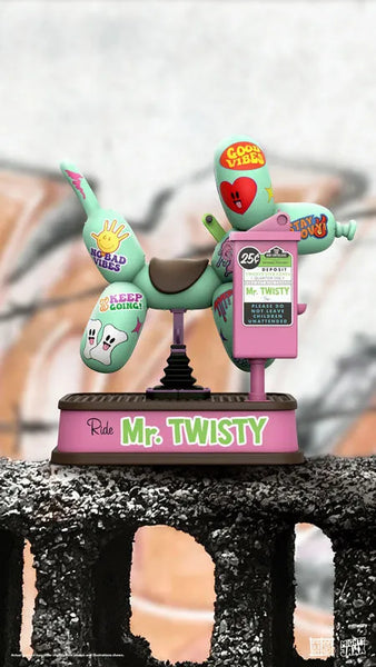 Mr. Twisty by Jason Freeny 9 Inch Vinyl Figureㅤ – Mighty Jaxx – ActionFigureBrasil — embalagem