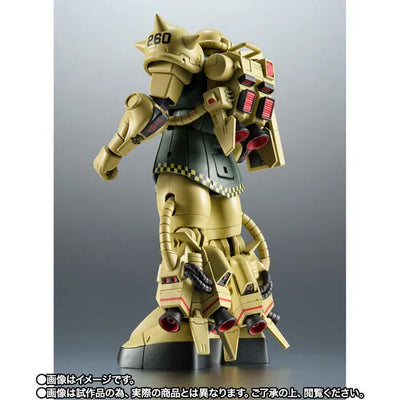 MSV Mobile Suit Variations - MS-06R-1 Zaku II High Mobility Test Type - Robot Damashii - Robot Damashii <Side MS> - Ver. A.N.I.M.E. (Bandai Spirits) [Shop Exclusive]ㅤ – Bandai Spirits – ActionFigureBrasil — ângulo diferente