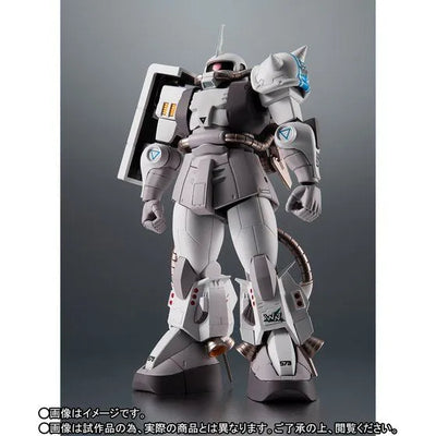 MSV Mobile Suit Variations - MS-06R-1A Zaku II High Mobility Type - Robot Damashii -ver. A.N.I.M.E., Shin Matsunaga Custom (Bandai Spirits) [Shop Exclusive]ㅤ – Bandai Spirits – ActionFigureBrasil — ângulo diferente