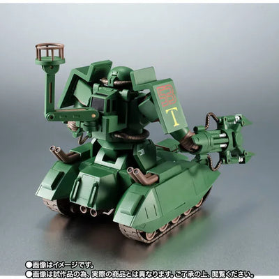 MSV Mobile Suit Variations - MS-06V-6 Zaku Tank Green Macaque - Robot Damashii - Robot Damashii <Side MS> - Ver. A.N.I.M.E. (Bandai Spirits) [Shop Exclusive]ㅤ – Bandai Spirits – ActionFigureBrasil — ângulo diferente