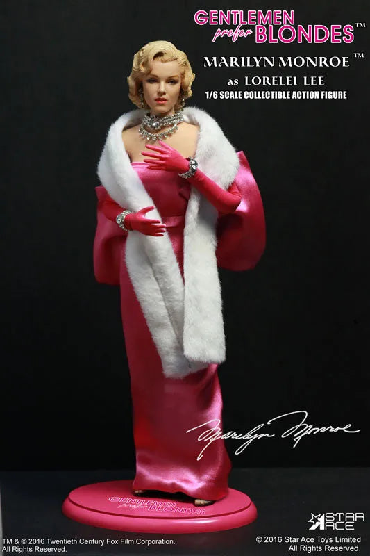 My Favorite Legend Series 1/6 Marilyn Monroe Lorelei Lee Pink Dress Ver. Collectible Action Figuresㅤ – Star Ace Toys – ActionFigure Brasil