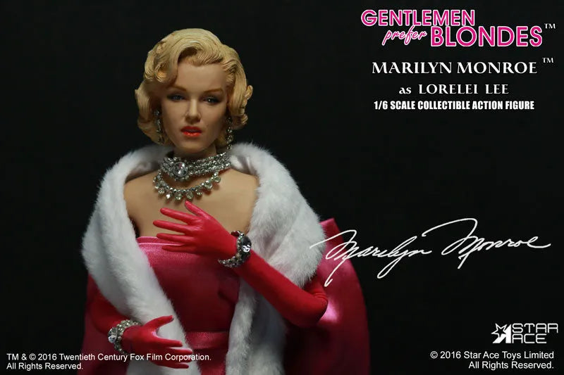 My Favorite Legend Series 1/6 Marilyn Monroe Lorelei Lee Pink Dress Ver. Collectible Action Figuresㅤ – Star Ace Toys – ActionFigure Brasil