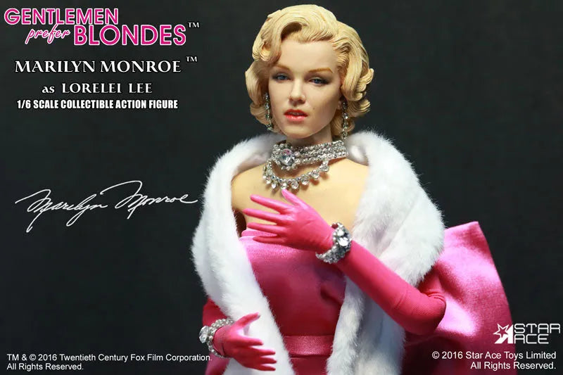My Favorite Legend Series 1/6 Marilyn Monroe Lorelei Lee Pink Dress Ver. Collectible Action Figuresㅤ – Star Ace Toys – ActionFigure Brasil