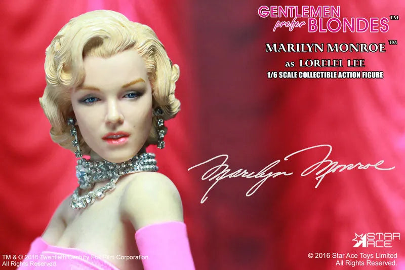 My Favorite Legend Series 1/6 Marilyn Monroe Lorelei Lee Pink Dress Ver. Collectible Action Figuresㅤ – Star Ace Toys – ActionFigure Brasil