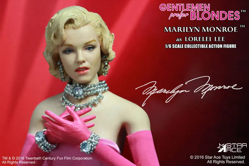 My Favorite Legend Series 1/6 Marilyn Monroe Lorelei Lee Pink Dress Ver. Collectible Action Figuresㅤ – Star Ace Toys – ActionFigure Brasil