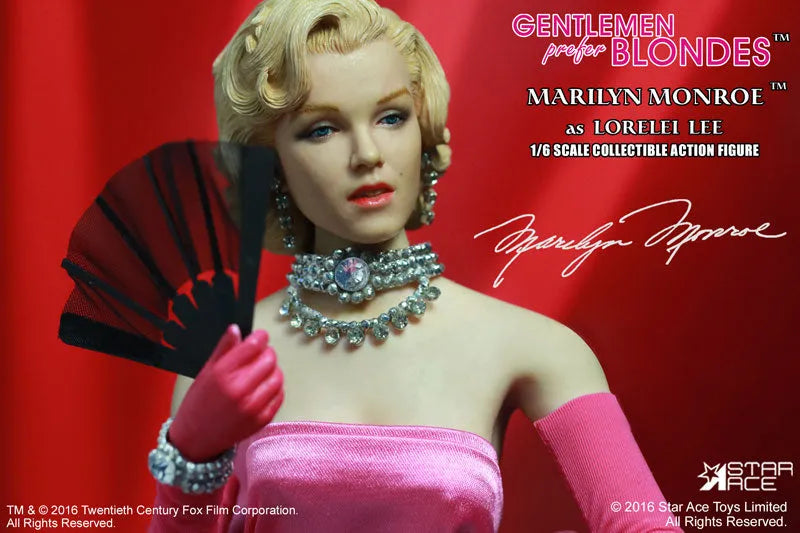 My Favorite Legend Series 1/6 Marilyn Monroe Lorelei Lee Pink Dress Ver. Collectible Action Figuresㅤ – Star Ace Toys – ActionFigure Brasil