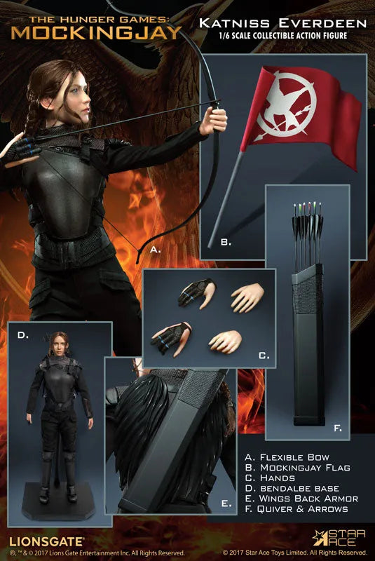My Favorite Movie Series 1/6 THE HUNGER GAMES - Katniss Everdeenㅤ – Star Ace Toys – ActionFigure Brasil