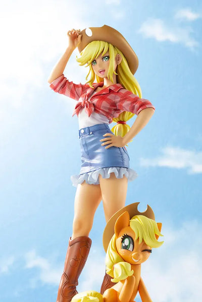 My Little Pony - Applejack - My Little Pony Bishoujo Series - 1/7 (Kotobukiya)ㅤ – Kotobukiya – ActionFigureBrasil — com base expositora