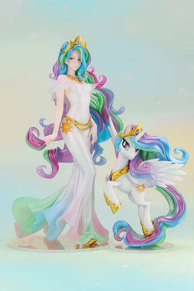 My Little Pony - Princess Celestia - Bishoujo Statue - My Little Pony Bishoujo Series - 1/7 (Kotobukiya)ㅤ – Kotobukiya – ActionFigureBrasil — ângulo diferente