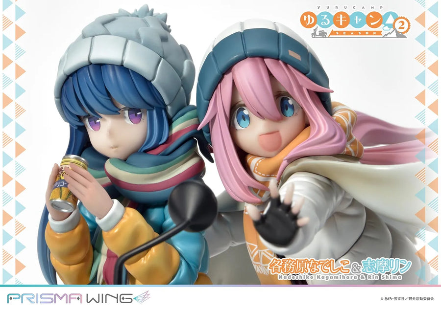 Nadeshiko Kagamihara & Rin Shima (Bonus Version) Laid-Back Camp – Prime1Studio – ActionFigure Brasil