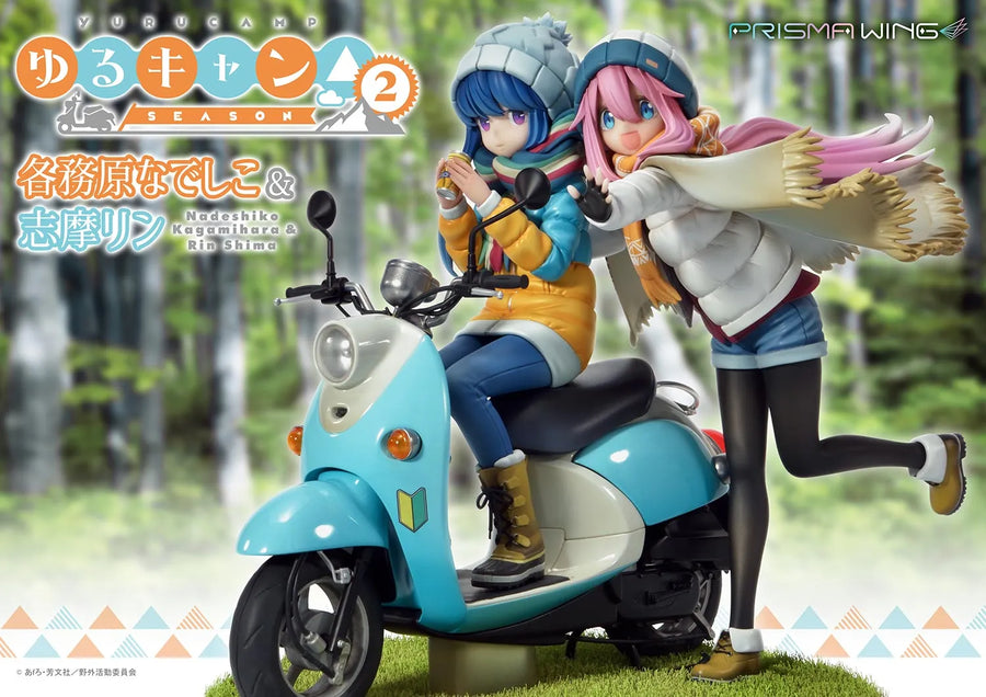 Nadeshiko Kagamihara & Rin Shima (Bonus Version) Laid-Back Camp – Prime1Studio – ActionFigure Brasil