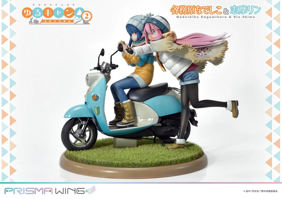 Nadeshiko Kagamihara & Rin Shima (Bonus Version) Laid-Back Camp – Prime1Studio – ActionFigure Brasil