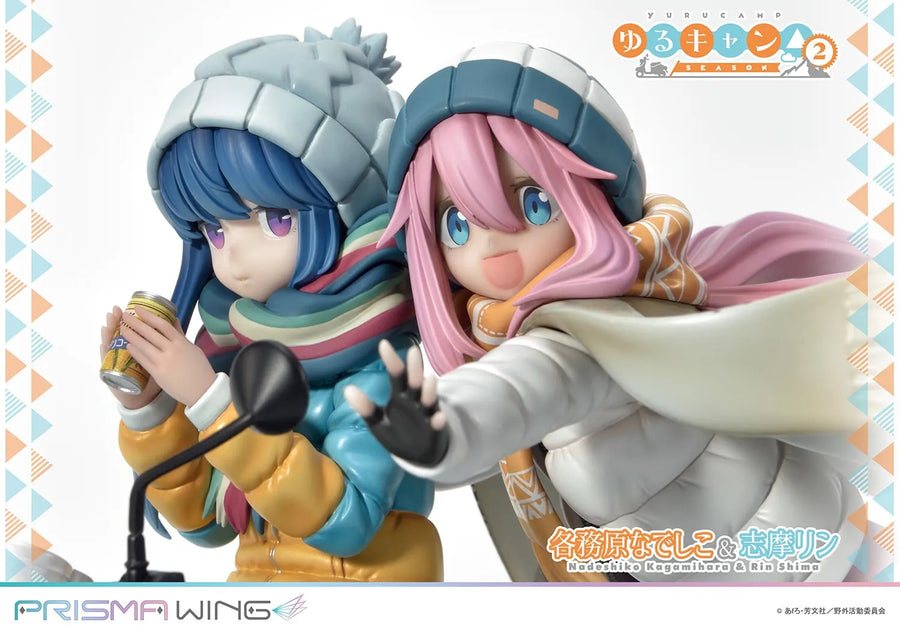 Nadeshiko Kagamihara & Rin Shima (Bonus Version) Laid-Back Camp – Prime1Studio – ActionFigure Brasil