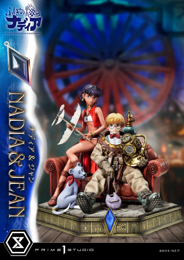 NADIA & JEAN (Bonus Version) THE SECRET OF BLUE WATER NADIA – Prime1Studio – ActionFigure Brasil