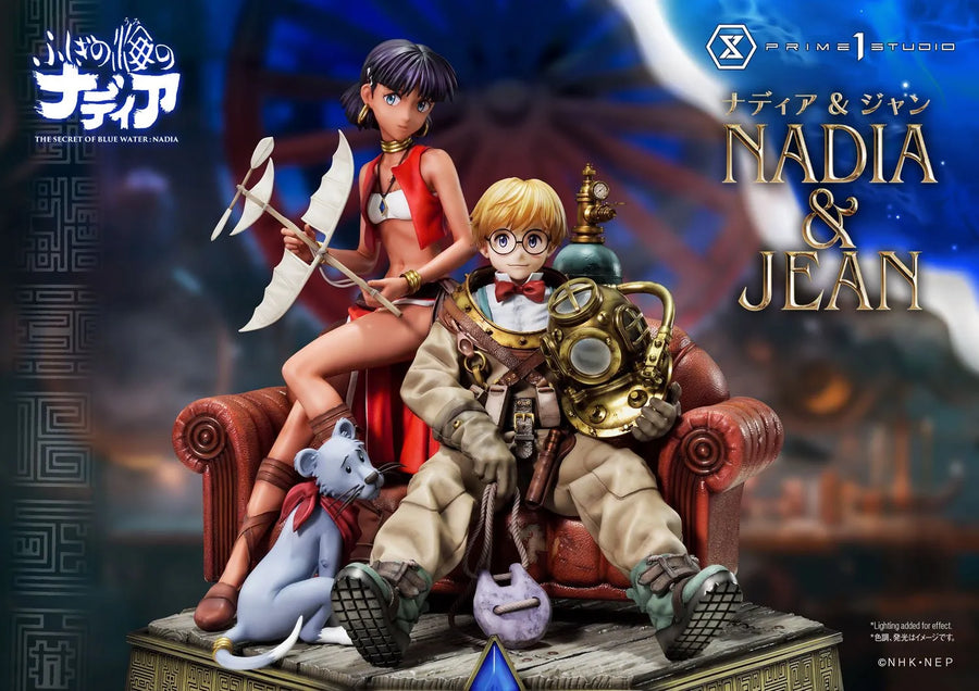 NADIA & JEAN (Bonus Version) THE SECRET OF BLUE WATER NADIA – Prime1Studio – ActionFigure Brasil