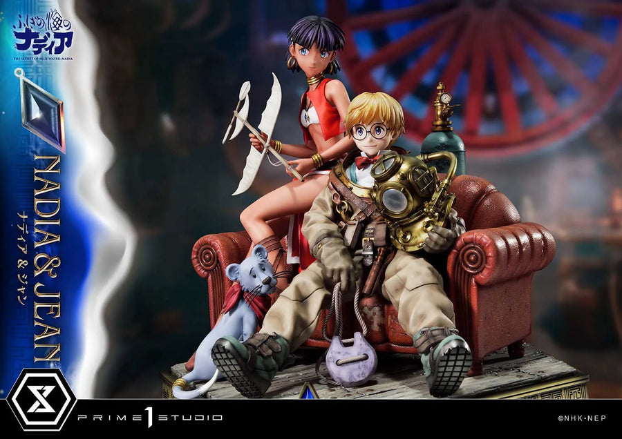NADIA & JEAN (Bonus Version) THE SECRET OF BLUE WATER NADIA – Prime1Studio – ActionFigure Brasil