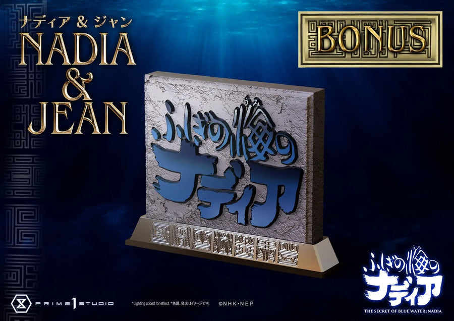 NADIA & JEAN (Bonus Version) THE SECRET OF BLUE WATER NADIA – Prime1Studio – ActionFigure Brasil
