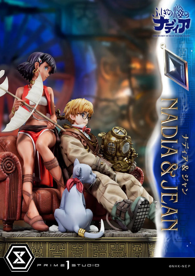NADIA & JEAN (Bonus Version) THE SECRET OF BLUE WATER NADIA – Prime1Studio – ActionFigure Brasil