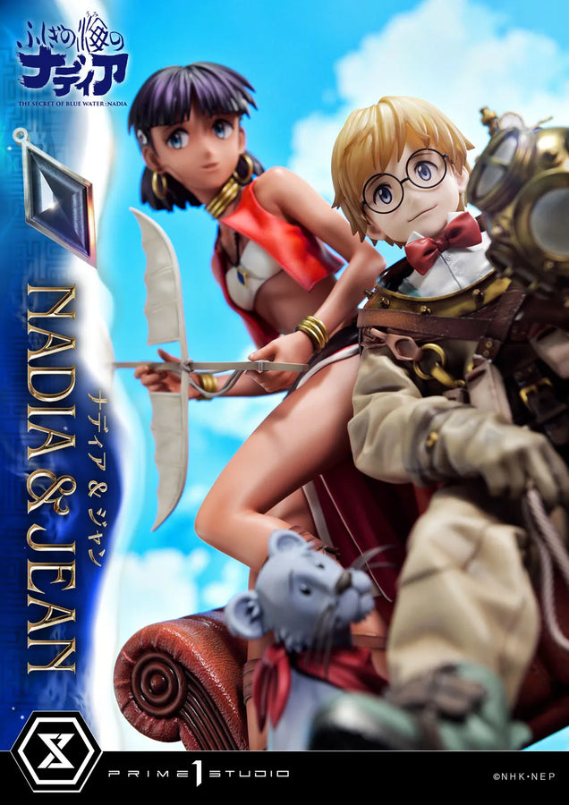 NADIA & JEAN (Bonus Version) THE SECRET OF BLUE WATER NADIA – Prime1Studio – ActionFigure Brasil
