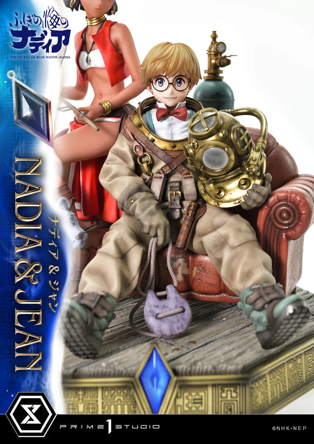 NADIA & JEAN (Bonus Version) THE SECRET OF BLUE WATER NADIA – Prime1Studio – ActionFigure Brasil
