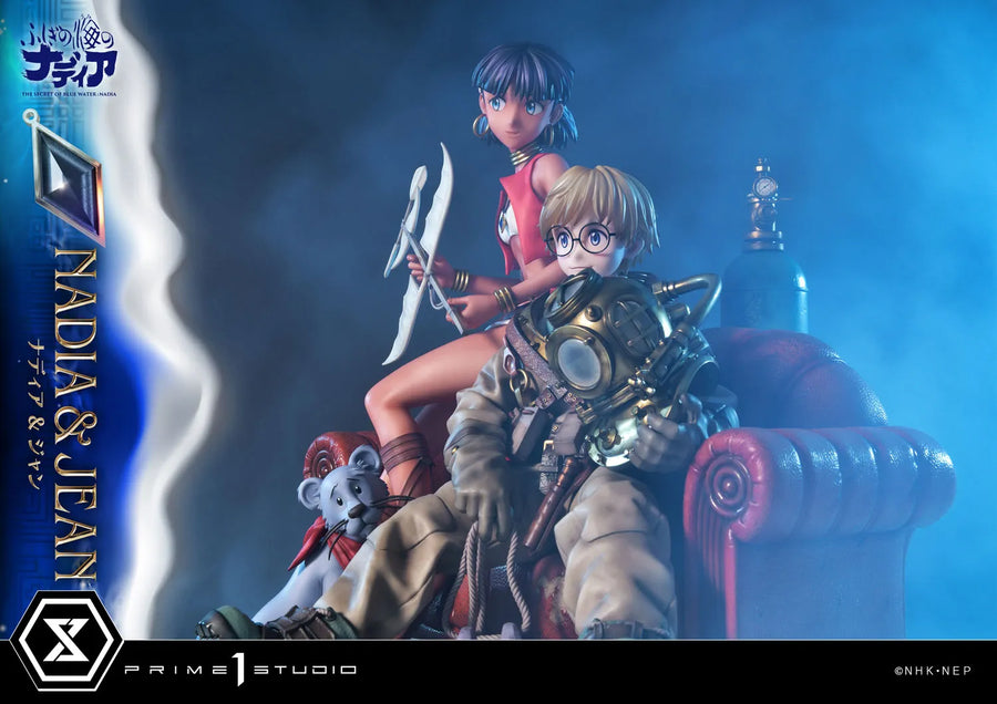 NADIA & JEAN (Bonus Version) THE SECRET OF BLUE WATER NADIA – Prime1Studio – ActionFigure Brasil