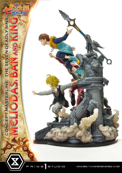 Nanatsu no Taizai: Fundo no Shinpan - Ban - King - Meliodas - Concept Masterline  (CMNTZ-01) - 1/6 (Prime 1 Studio)ㅤ – Prime 1 Studio – ActionFigureBrasil — iluminação de estúdio
