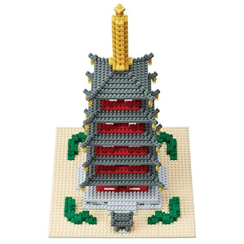 Nanoblock - Five-Storied Pagoda Deluxe Edition (Kawada)ㅤ – Kawada As Manufacturer – ActionFigure Brasil
