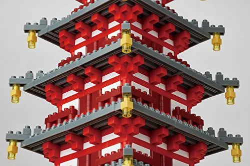 Nanoblock - Five-Storied Pagoda Deluxe Edition (Kawada)ㅤ – Kawada As Manufacturer – ActionFigure Brasil