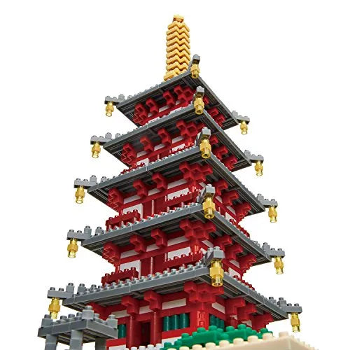 Nanoblock - Five-Storied Pagoda Deluxe Edition (Kawada)ㅤ – Kawada As Manufacturer – ActionFigure Brasil