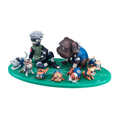 Naruto Shippuuden - Akino - Hatake Kakashi - Pakkun - to Shinobi Inutachiㅤ – MegaHouse – ActionFigureBrasil
