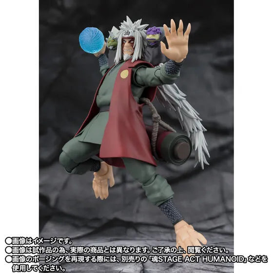 Naruto Shippuuden - Fukasaku - Jiraiya - Shima - S.H.Figuarts - Hidden Leaf Heroic Master Sage, Sage Mode Set (Bandai Spirits) [Shop Exclusive]ㅤ – Bandai Spirits – ActionFigureBrasil