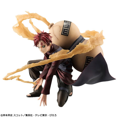 Naruto Shippuuden - Gaara - G.E.M. - 1/8 - 2021 Re-release (MegaHouse) [Shop Exclusive]ㅤ – MegaHouse – ActionFigure Brasil — ângulo diferente