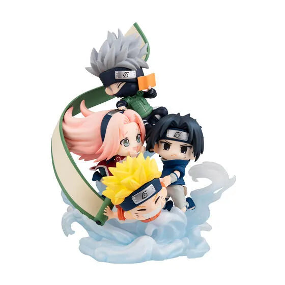 Naruto Shippuuden - Haruno Sakura - Hatake Kakashi - Uchiha Sasuke - Uzumaki Naruto - FigUnity (MegaHouse) [Shop Exclusive]ㅤ – MegaHouse – ActionFigureBrasil