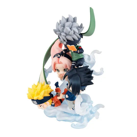 Naruto Shippuuden - Haruno Sakura - Hatake Kakashi - Uchiha Sasuke - Uzumaki Naruto - FigUnity (MegaHouse) [Shop Exclusive]ㅤ – MegaHouse – ActionFigureBrasil
