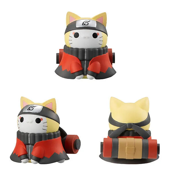Naruto Shippuuden - Mega Cat Project - Nyaruto! Naruto Shippuuden “Akatsuki” to Zenmen Taiketsu! Konohagakure no Sato no Koubou-hen! - Set Of 8 (MegaHouse)ㅤ – MegaHouse – ActionFigureBrasil