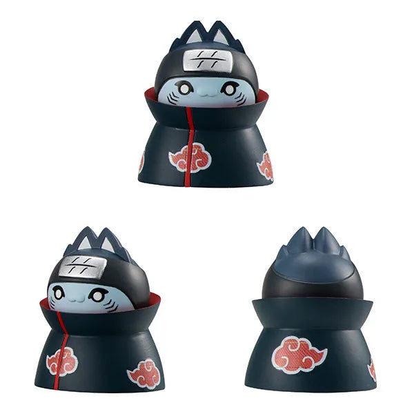 Naruto Shippuuden - Mega Cat Project - Nyaruto! Naruto Shippuuden “Akatsuki” to Zenmen Taiketsu! Konohagakure no Sato no Koubou-hen! - Set Of 8 (MegaHouse)ㅤ – MegaHouse – ActionFigureBrasil