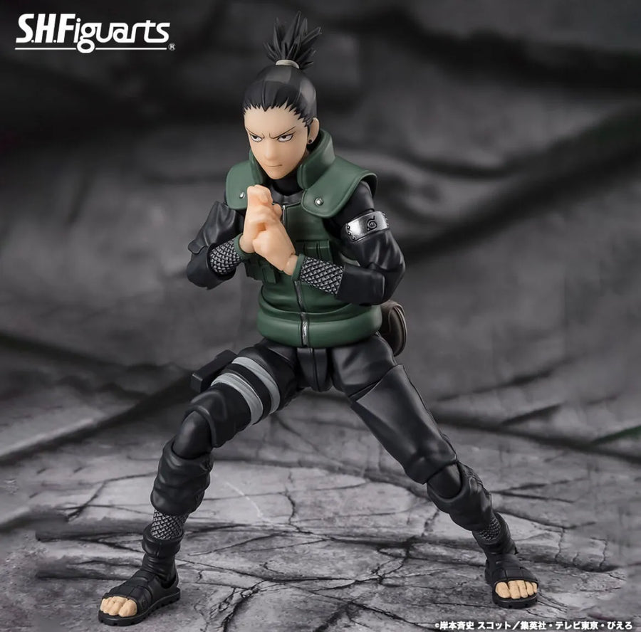 Naruto Shippuuden - Nara Shikamaru - S.H.Figuarts - Brilliant Strategist (Bandai Spirits)ㅤ – Bandai Spirits – ActionFigure Brasil