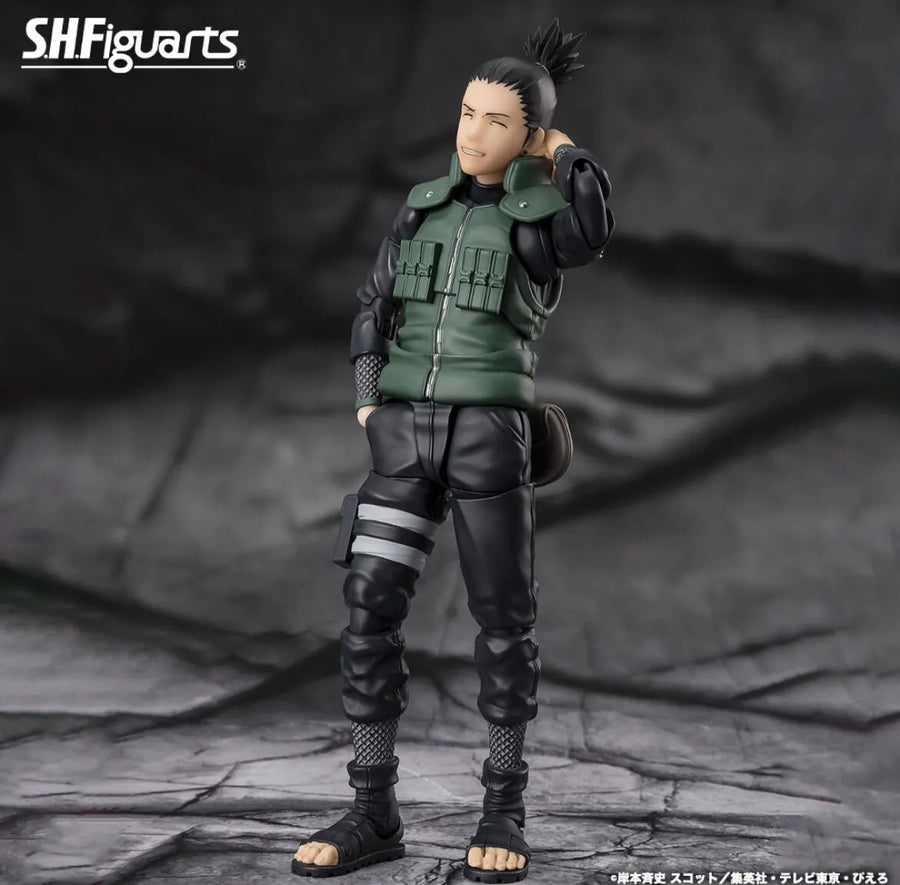Naruto Shippuuden - Nara Shikamaru - S.H.Figuarts - Brilliant Strategist (Bandai Spirits)ㅤ – Bandai Spirits – ActionFigure Brasil