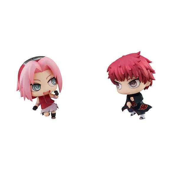 Naruto Shippuuden - Sasori - Haruno Sakura - Chimi Mega Buddy! - Battle Set of 2 Figures (MegaHouse)ㅤ – MegaHouse – ActionFigure Brasil