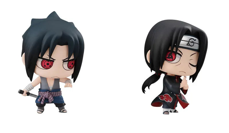 Naruto Shippuuden - Uchiha Itachi - Chimi Mega Buddy! - Kyoudai Taiketsu Set (MegaHouse)ㅤ – MegaHouse – ActionFigureBrasil