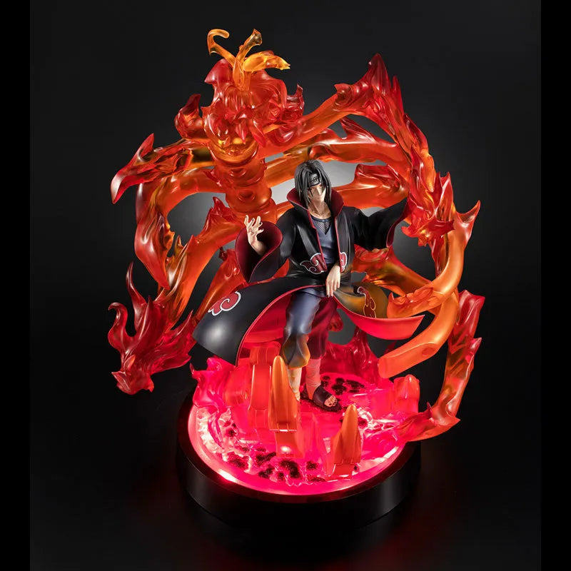 Naruto Shippuuden - Uchiha Itachi - Precious G.E.M. - Susanoo Ver., With LED base stand (MegaHouse) [Shop Exclusive]ㅤ – MegaHouse – ActionFigure Brasil