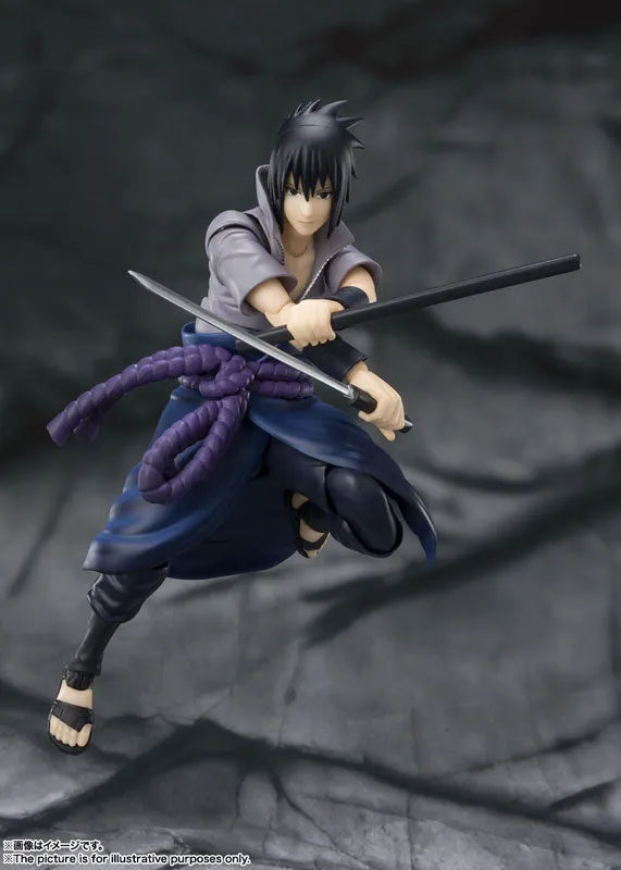 Naruto Shippuuden - Uchiha Sasuke - S.H.Figuarts - He who bears all Hatred (Bandai Spirits)ㅤ – Bandai Spirits – ActionFigure Brasil