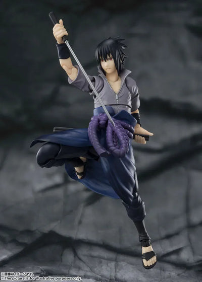 Naruto Shippuuden - Uchiha Sasuke - S.H.Figuarts - He who bears all Hatred (Bandai Spirits)ㅤ – Bandai Spirits – ActionFigureBrasil — close